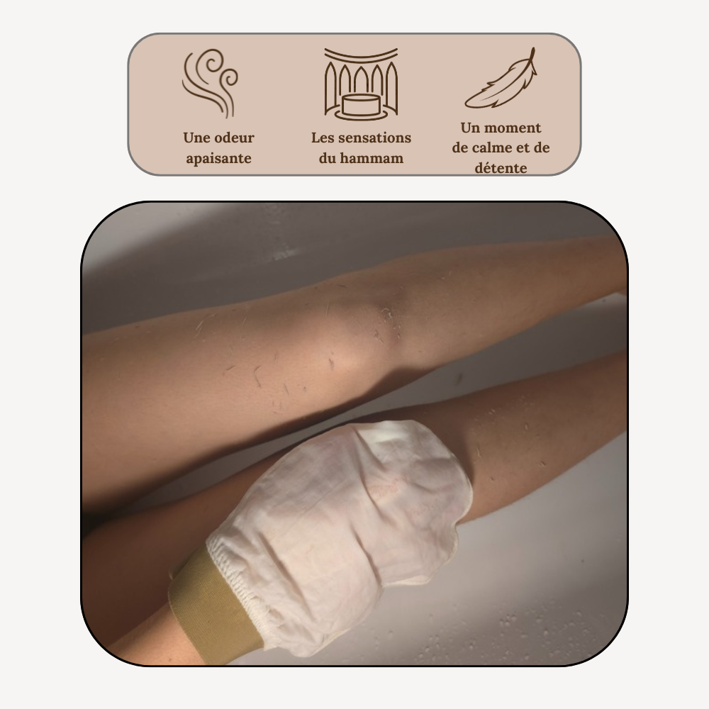 Gant en Pure Soie exfoliant